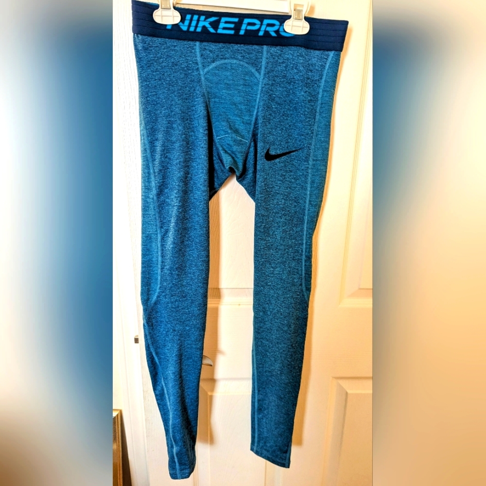 Nike Pro dri-fit tight fit performance trainer pants youth medium